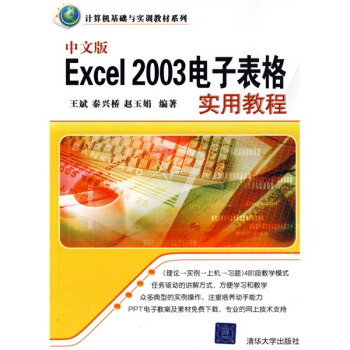 计算机基础与实训教材系列：中文版Excel 2003电子表格实用教程 pdf epub mobi 电子书 下载