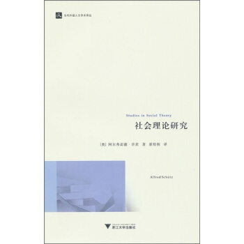 社会理论研究 [Studies in Social Theory] pdf epub mobi 电子书 下载